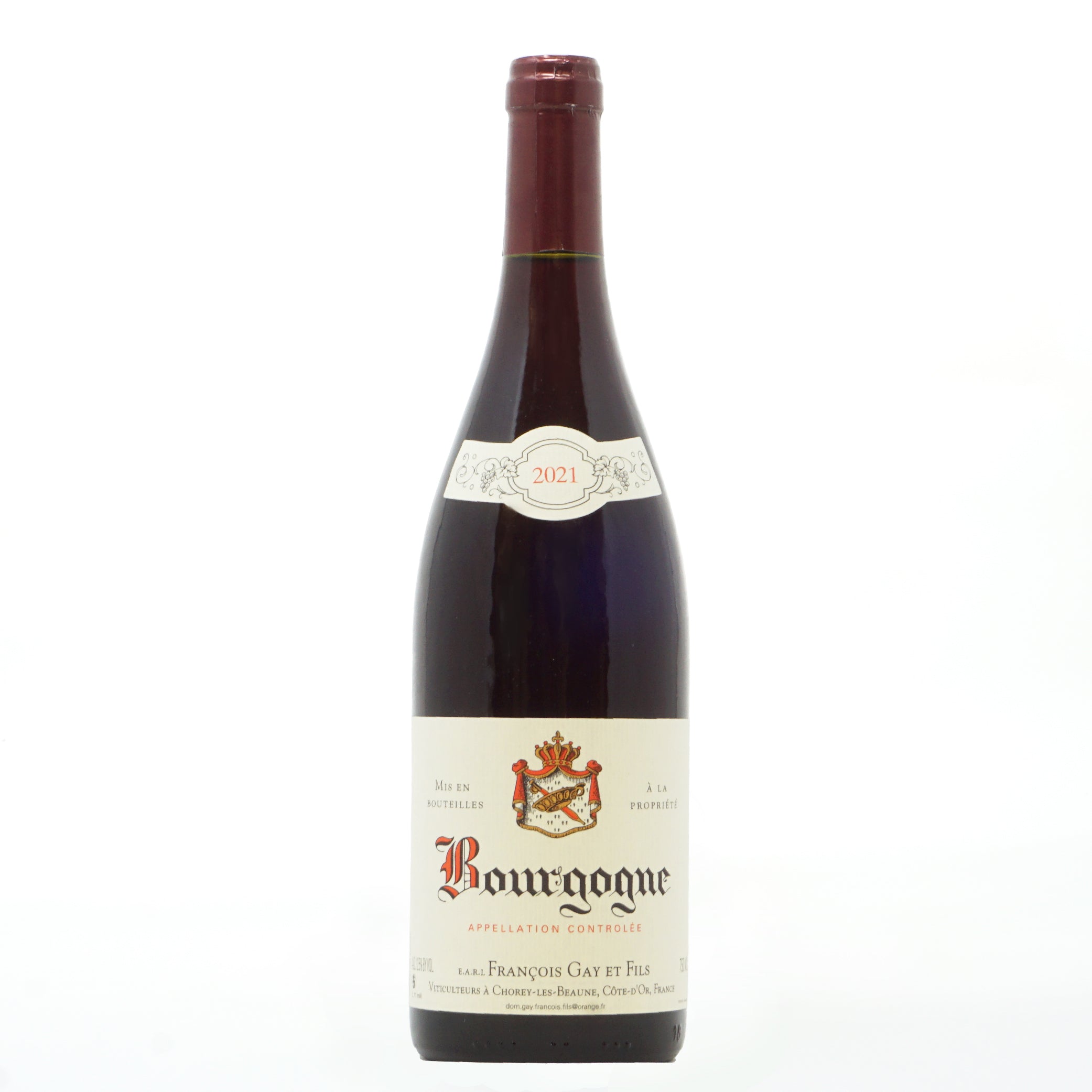 Bourgogne rouge 2021 Francois Gay et Fils lt.0,750