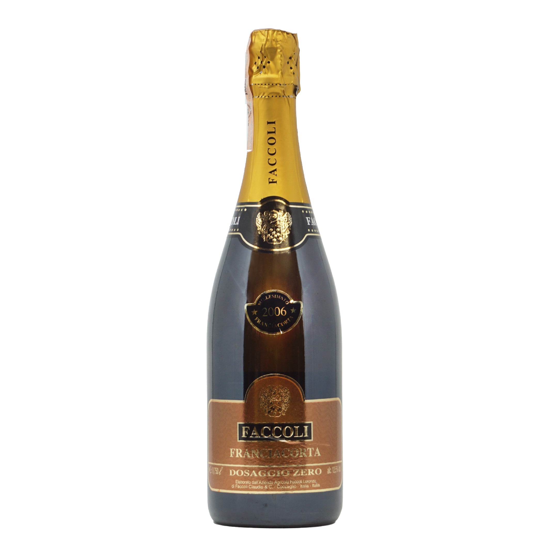 Franciacorta Dosage Zero 2006 docg Faccoli lt.0,750