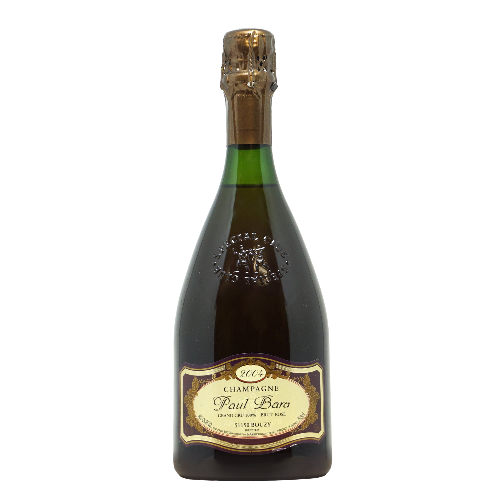 Champagne Brut Rose'2004 Grand Cru Paul Bara lt.0,750