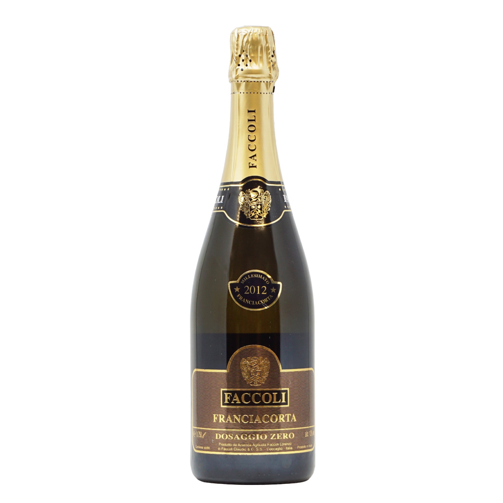 Franciacorta Dosage Zero 2012 docg Faccoli lt.0,750