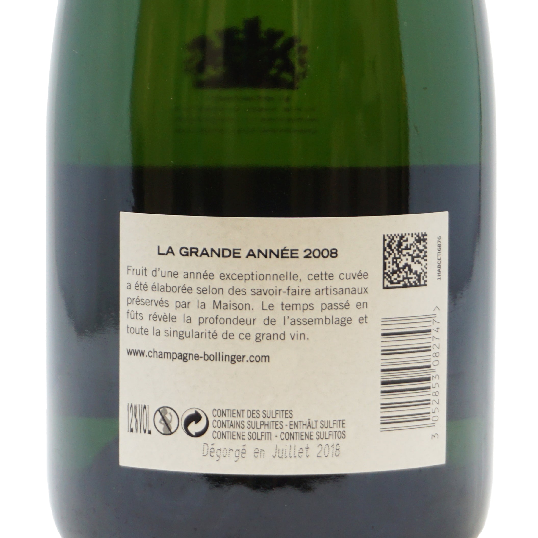 Champagne La Grande Anne Brut 2008 0.750 lt
