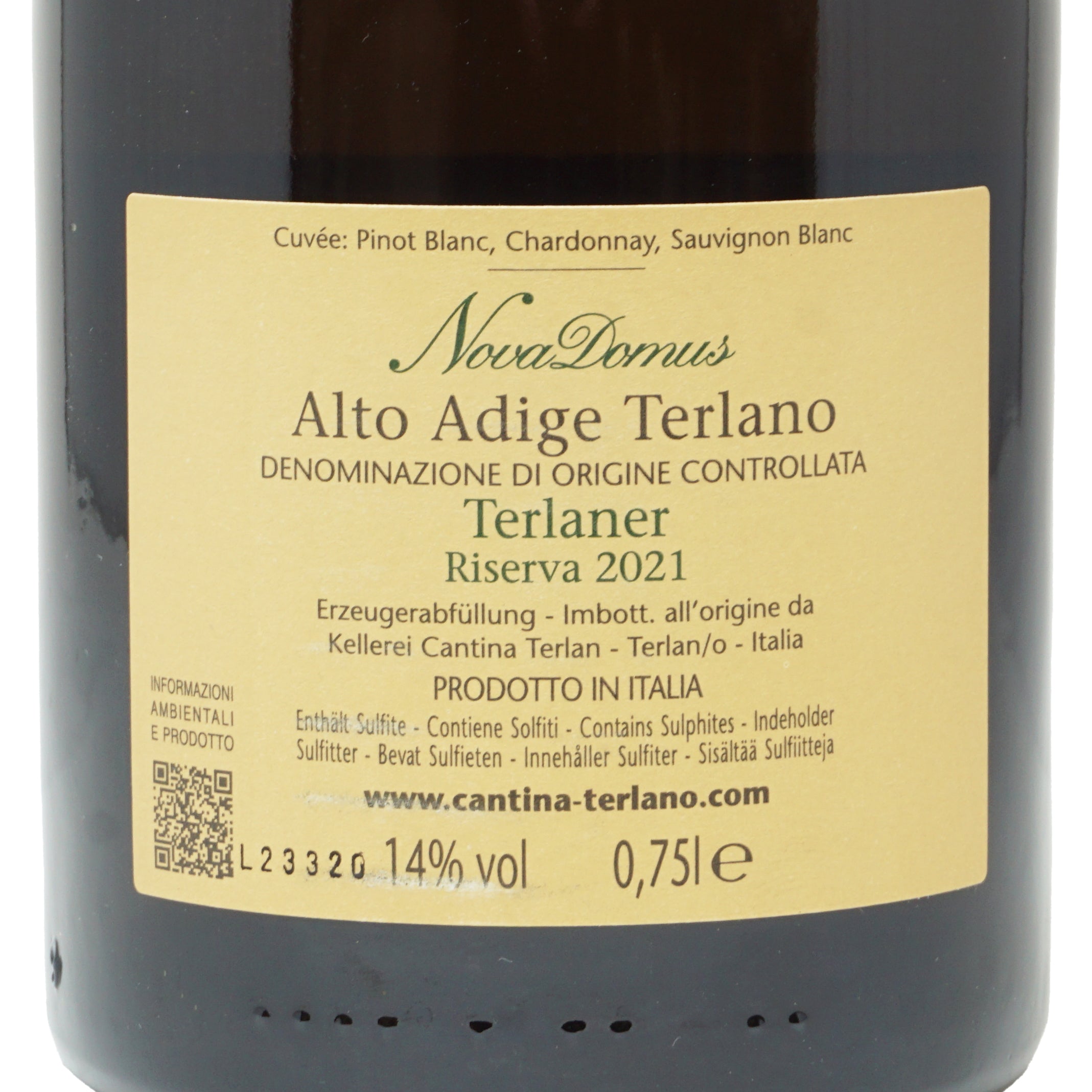 Nova Domus Riserva 2021 doc Cantina di Terlano lt.0,750