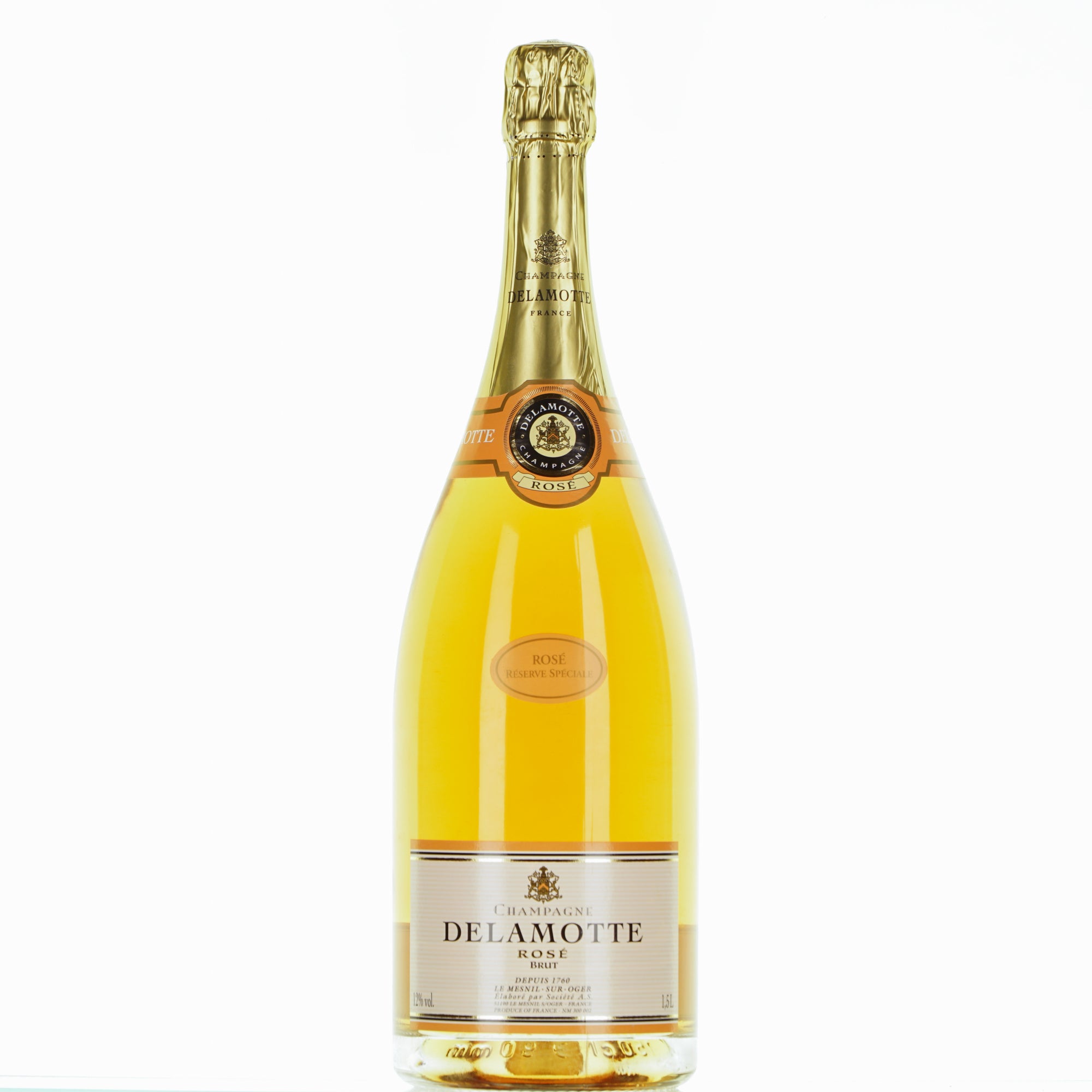 Champagne Rose' Reserve Special Brut Delamotte Magnum v.sboccatura