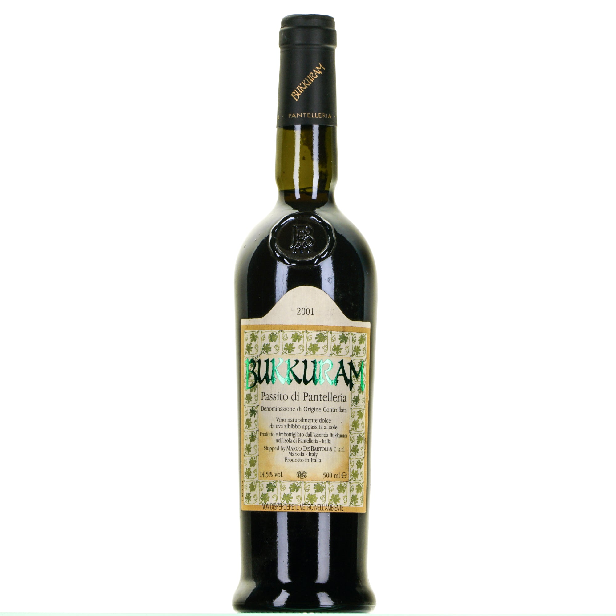 BUKKURAM 2001 PASSITO DI PANTELLERIA DOC lt.0,500