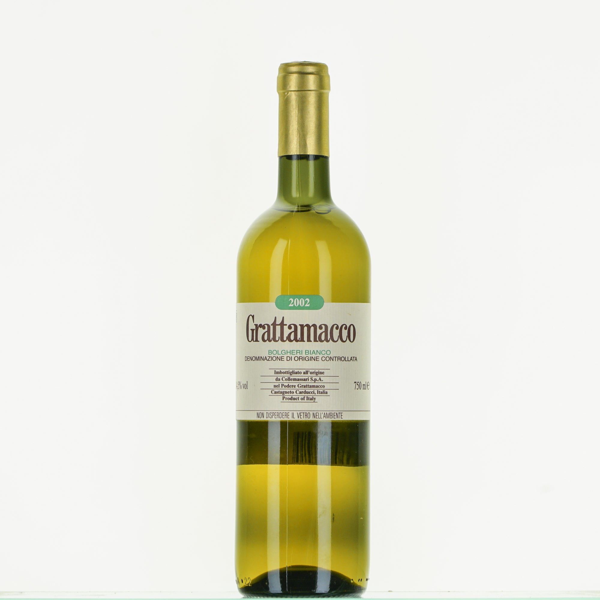 GRATTAMACCO 2002 BIANCO BOLGHERI  DOC lt.0,750