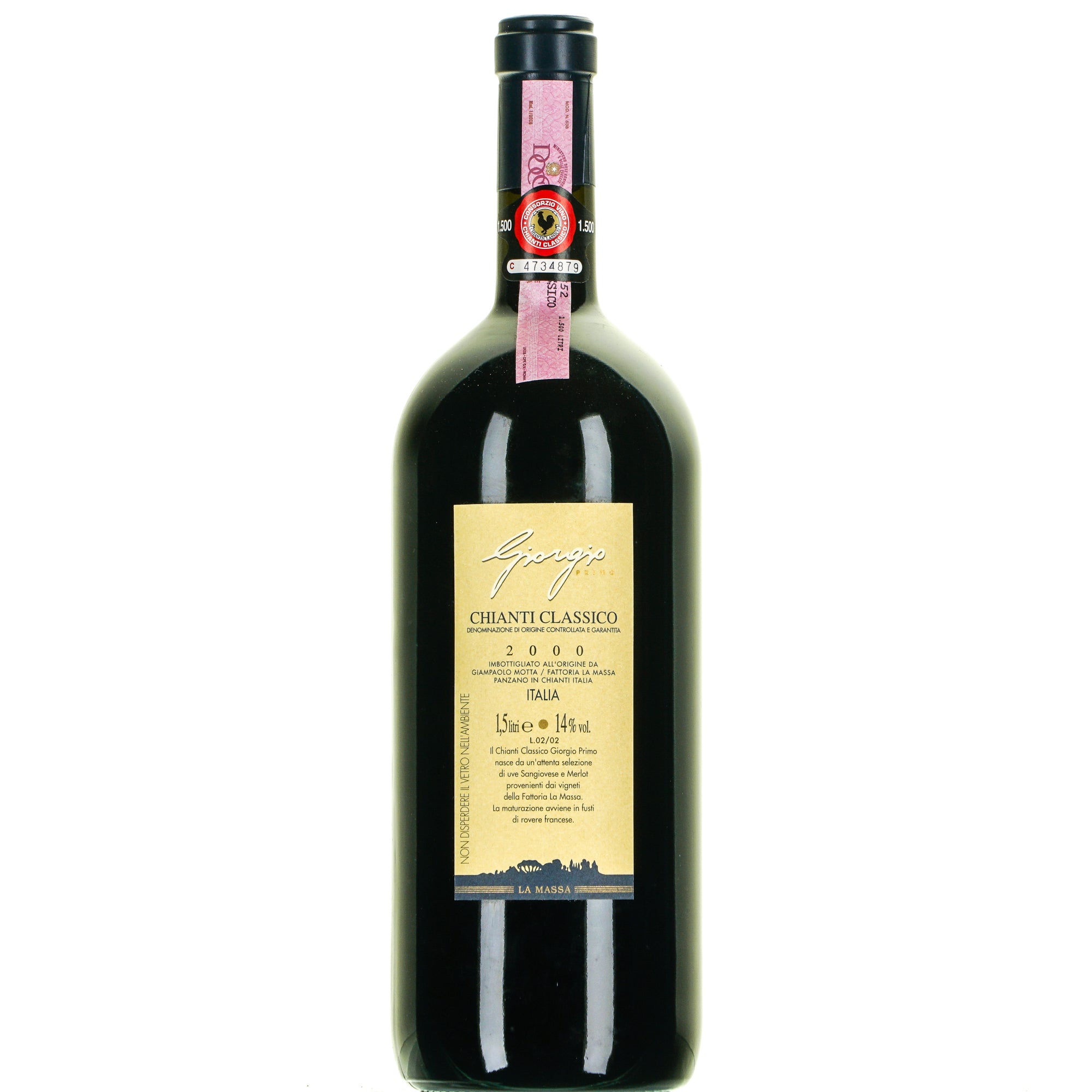 CHIANTI CLASSICO GIORGIO PRIMO 2000 DOCG MAGNUM