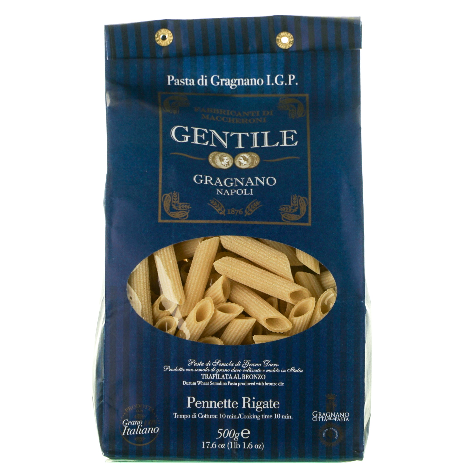 Pennette Rigate Pasta Gragnano Gentile 500g