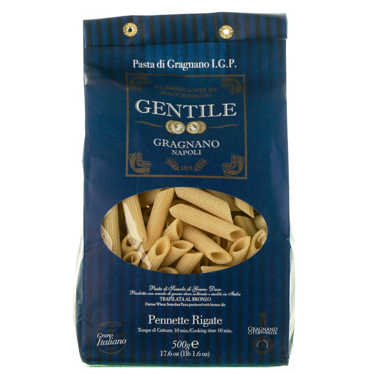 Gragnano Pasta PGI - Striated penne 500g – EURO HFC