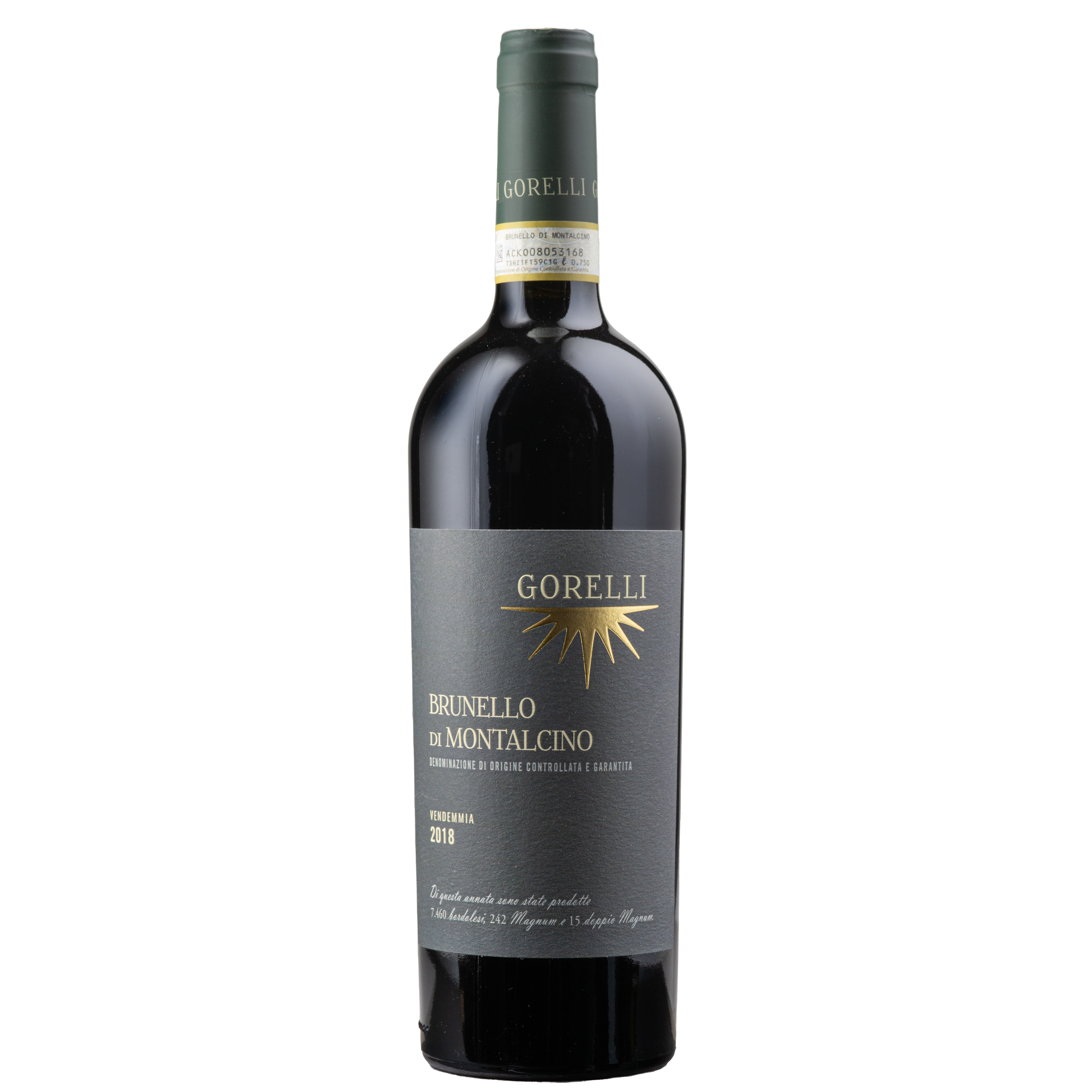 Brunello di Montalcino 2018 docg Gorelli Giuseppe lt.0,750
