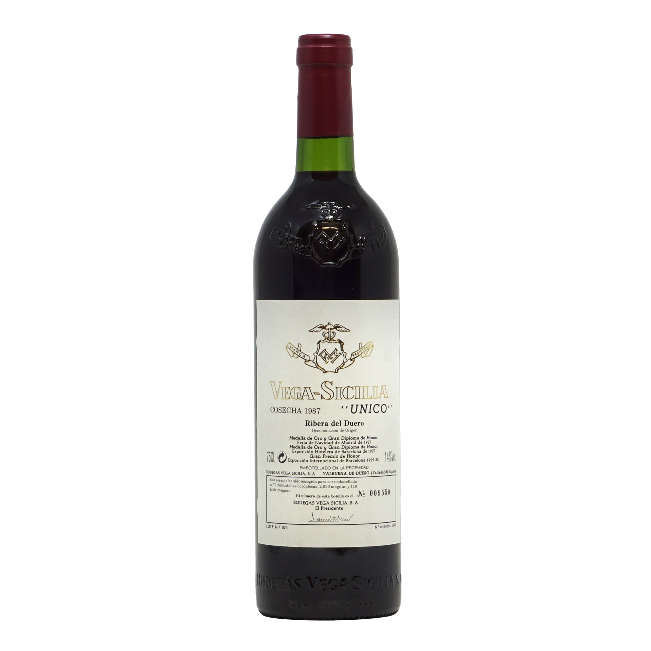Unico 1987 Ribera del Duero Vega Sicilia lt.0,750