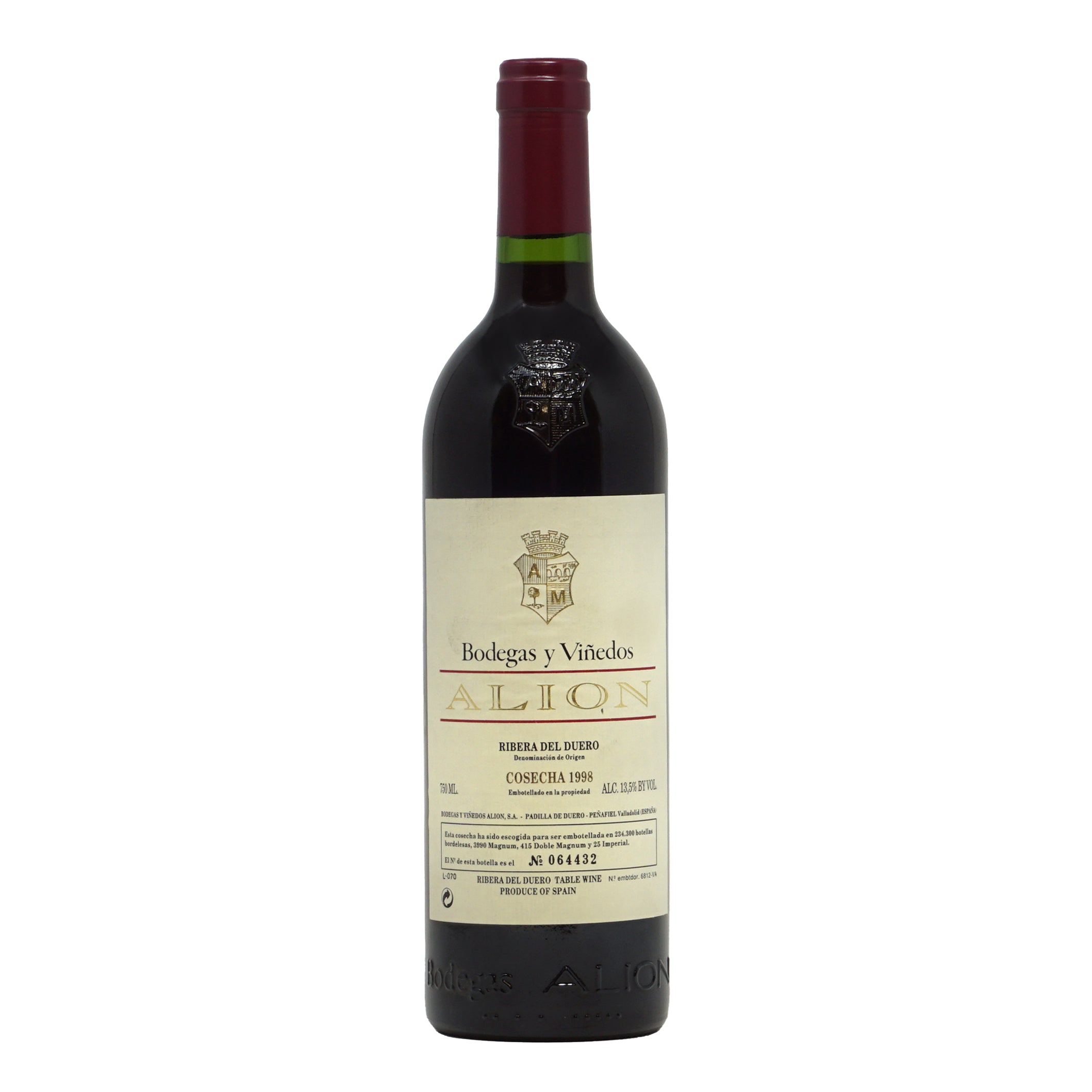 Alion 1998 Ribera del Duero Vega Sicilia lt.0,750
