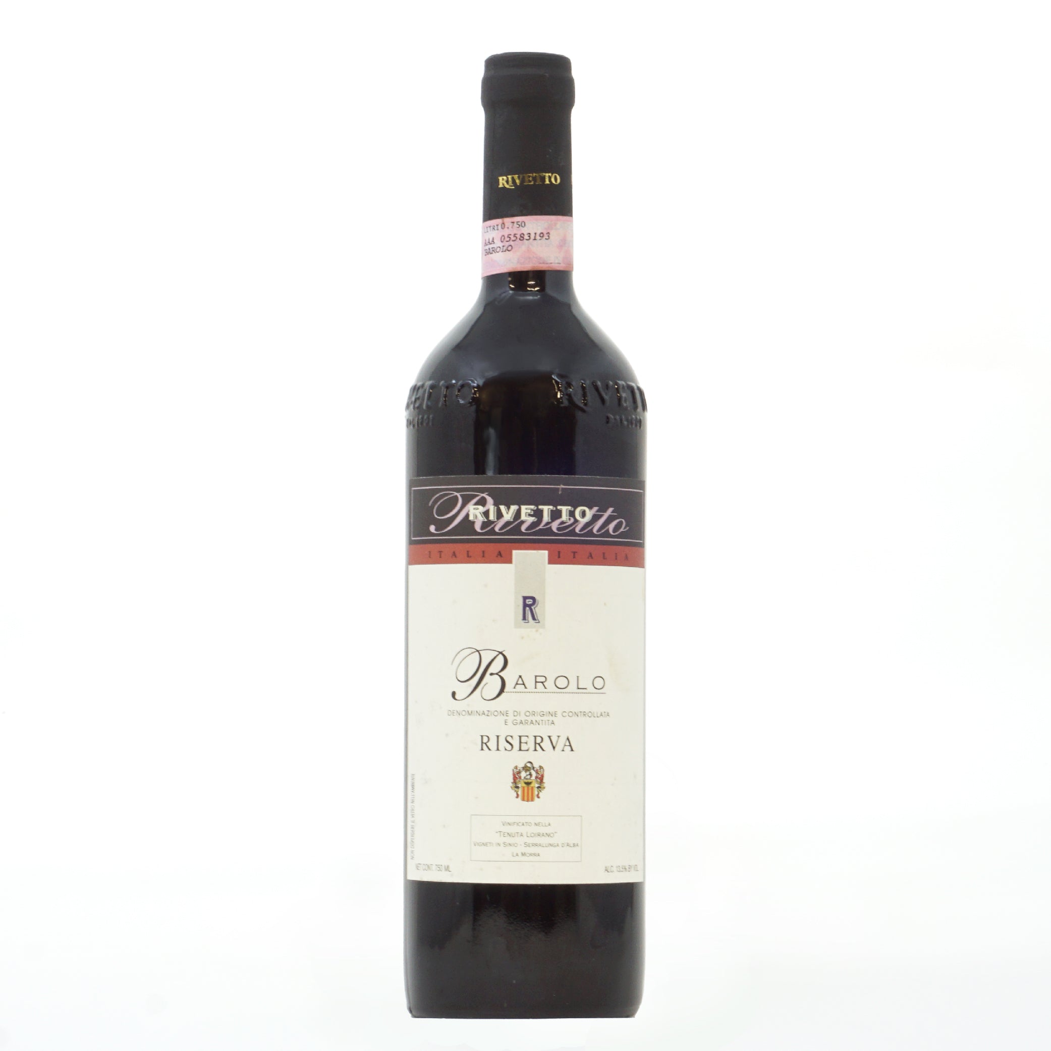 Barolo riserva 1990 docg Rivetto lt.0.750