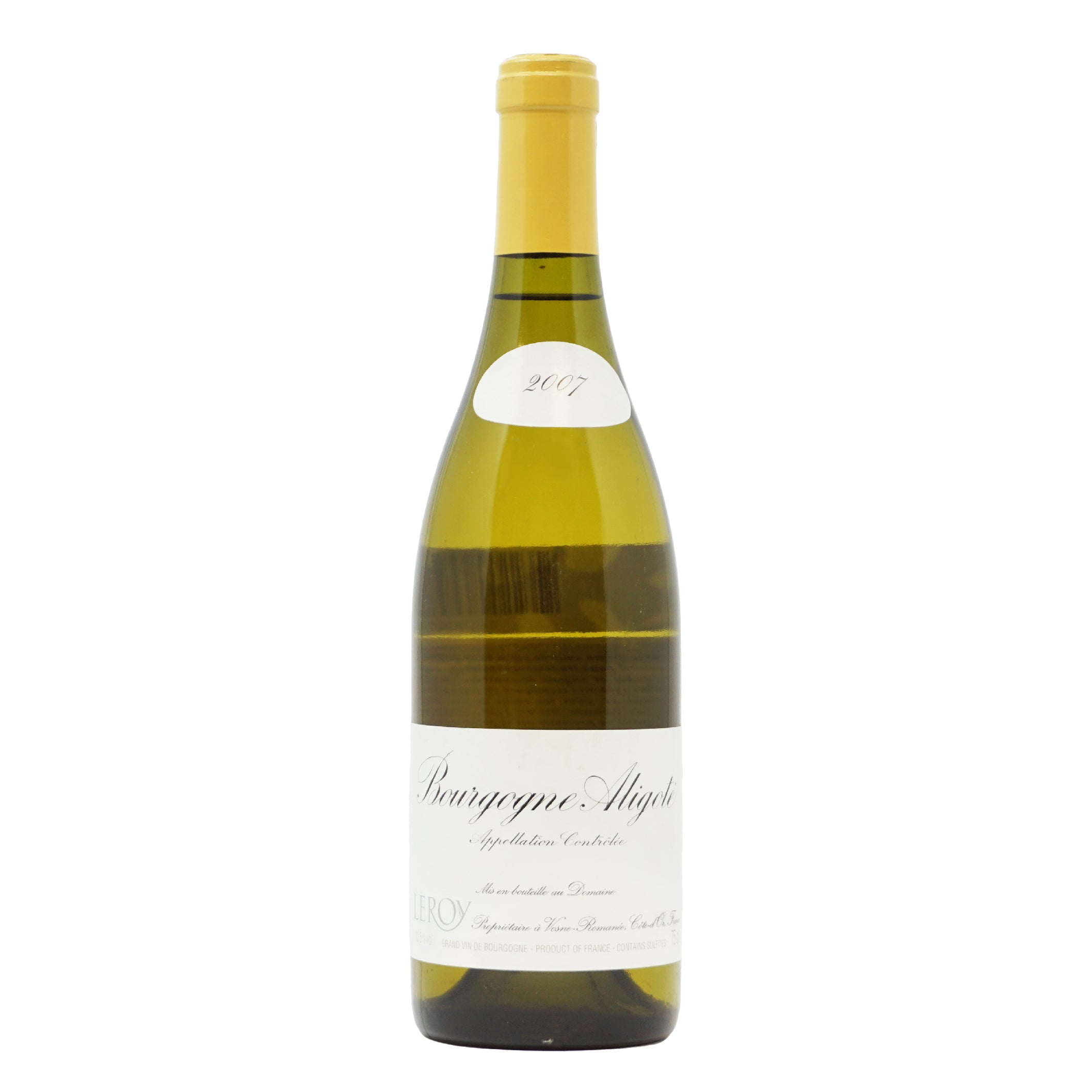 Bourgogne Aligote' 2007 Leroy Proprietaire lt.0.750