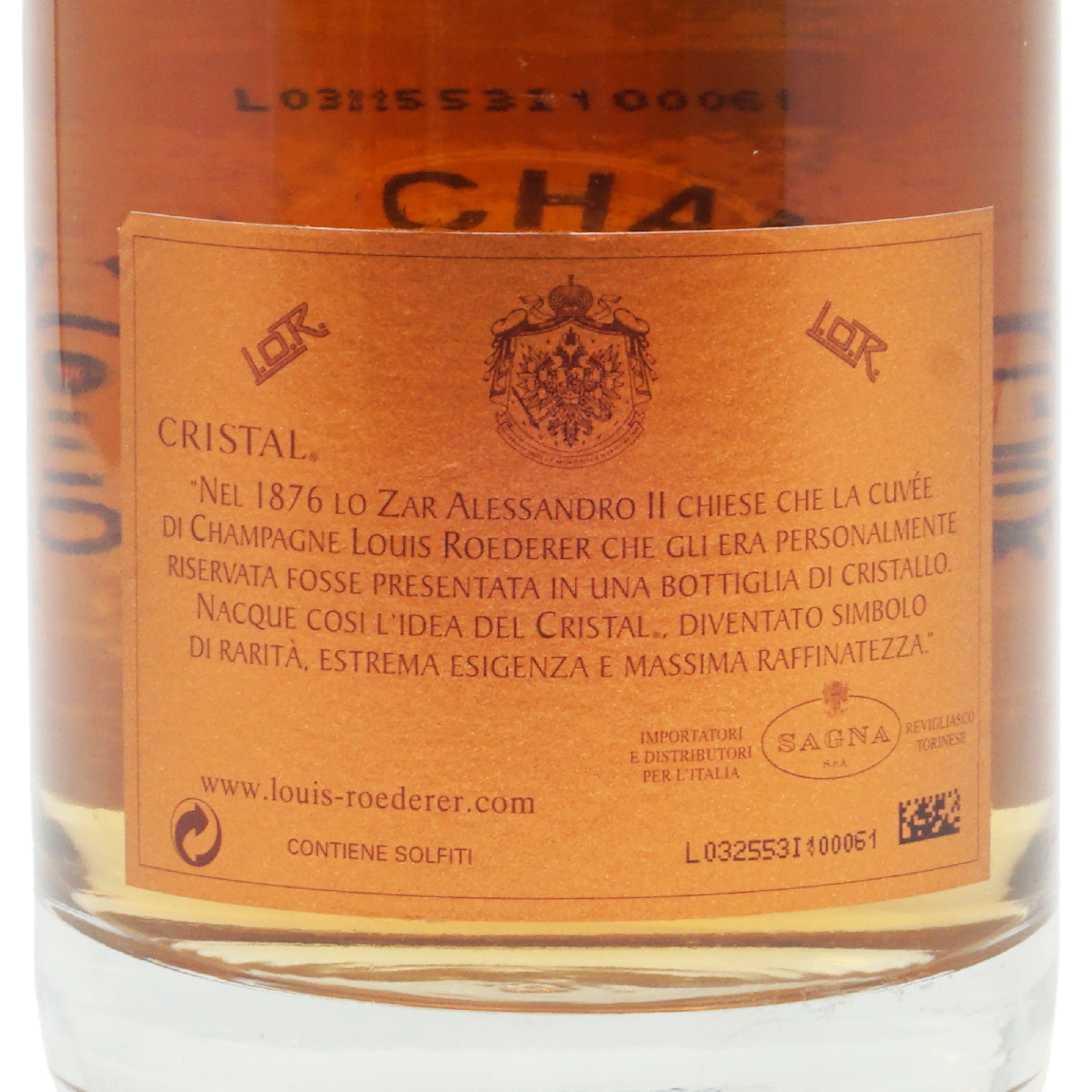 Champagne Cristal Rose' 2002 Louis Roederer lt.0.750