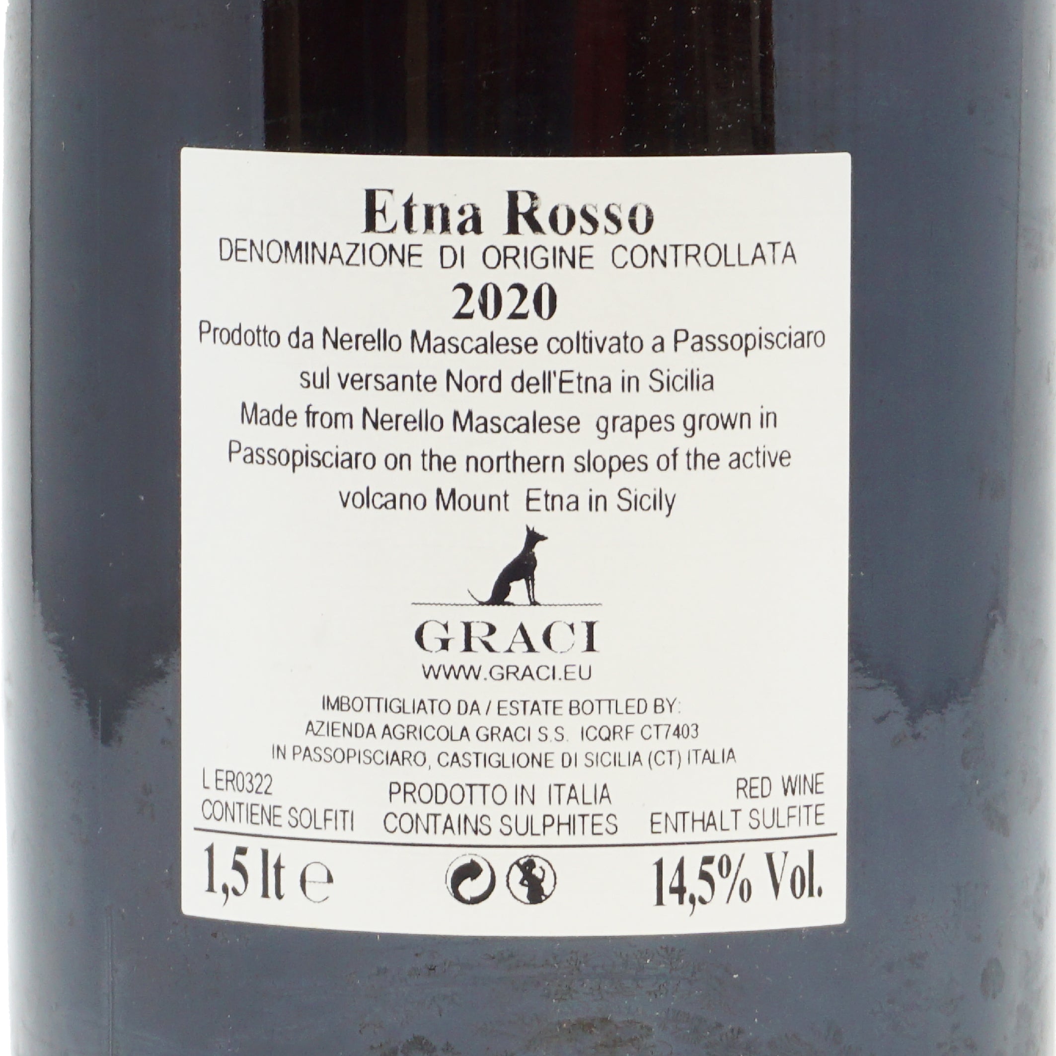 Etna Rosso 2020 Doc Graci Magnum