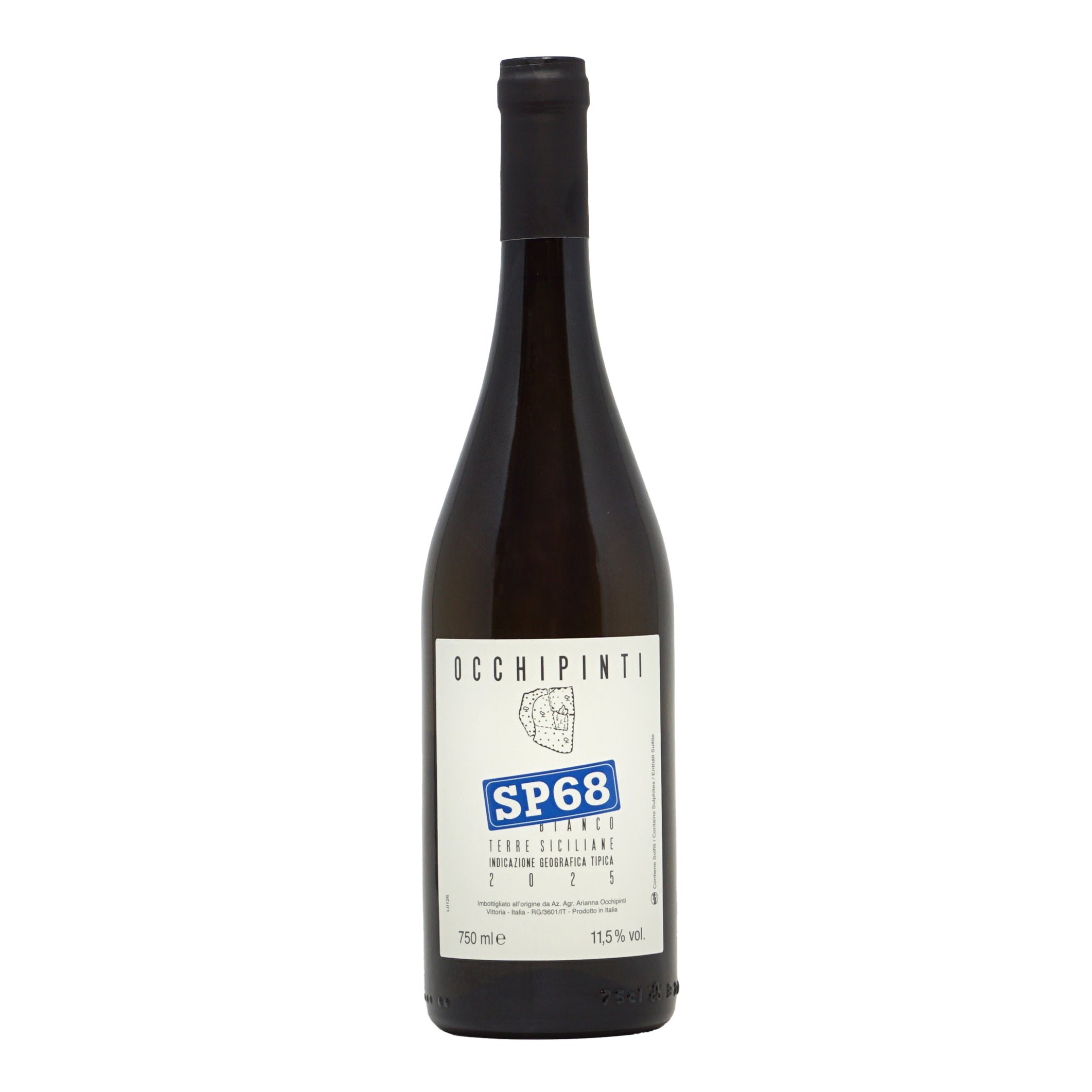 SP68 2025 Bianco Igt Terre Siciliane Arianna Occhipinti lt.0.750