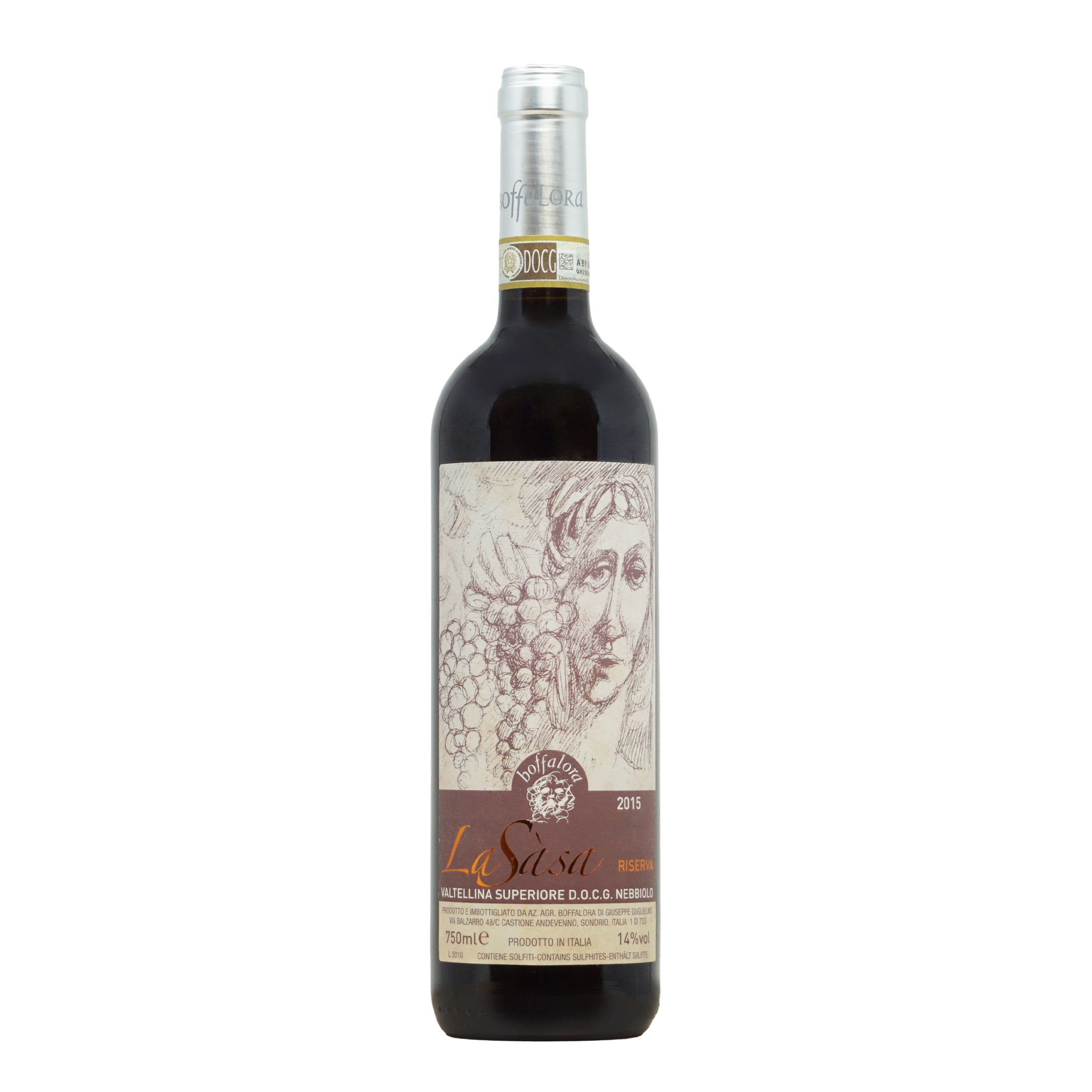 La Sasa Riserva 2015 Valtellina Superiore docg-Boffalora lt.0,750