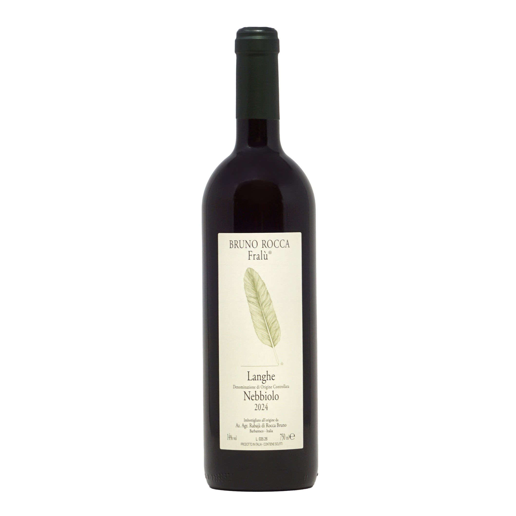 Langhe Nebbiolo Fralu' 2022 doc Bruno Rocca Magnum