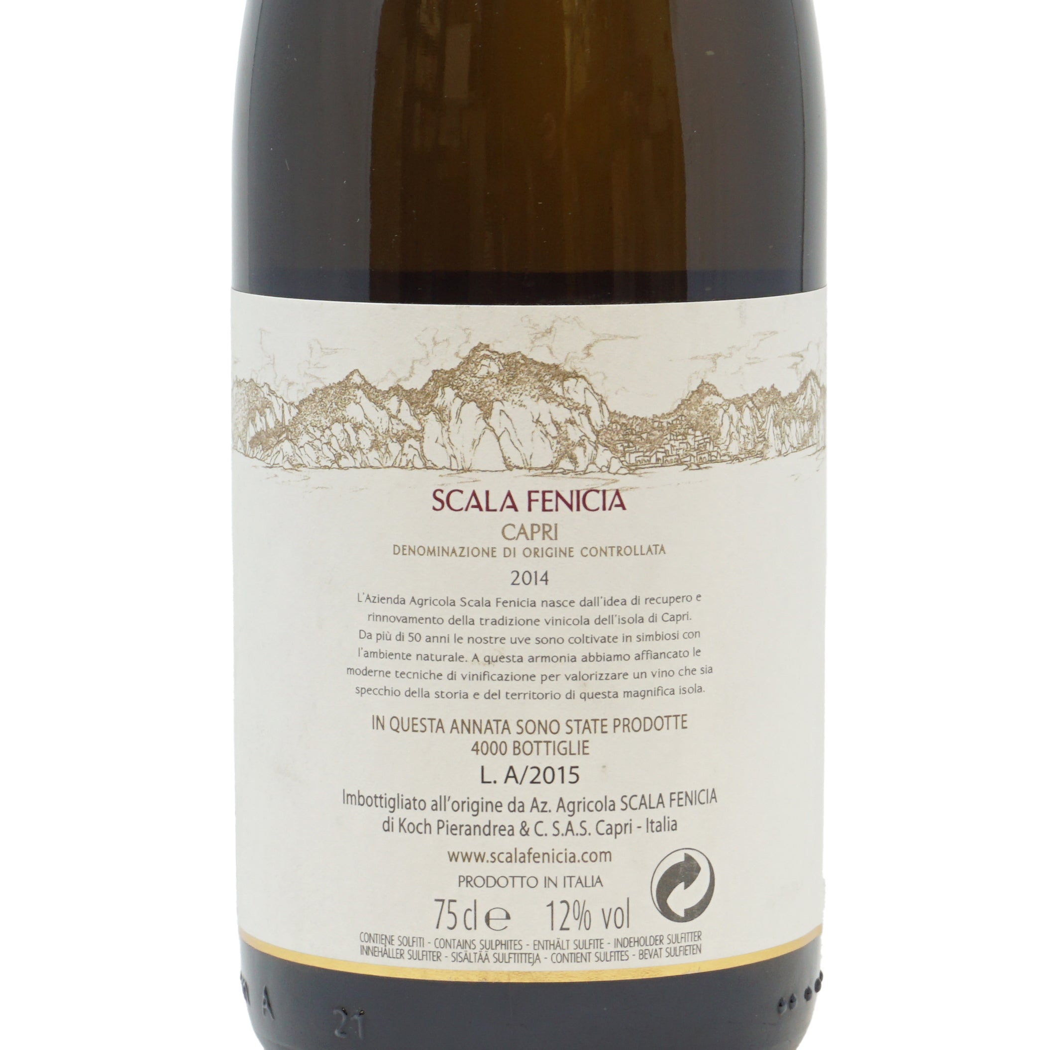 Scala Fenicia Bianco 2014 Capri doc lt.0.750