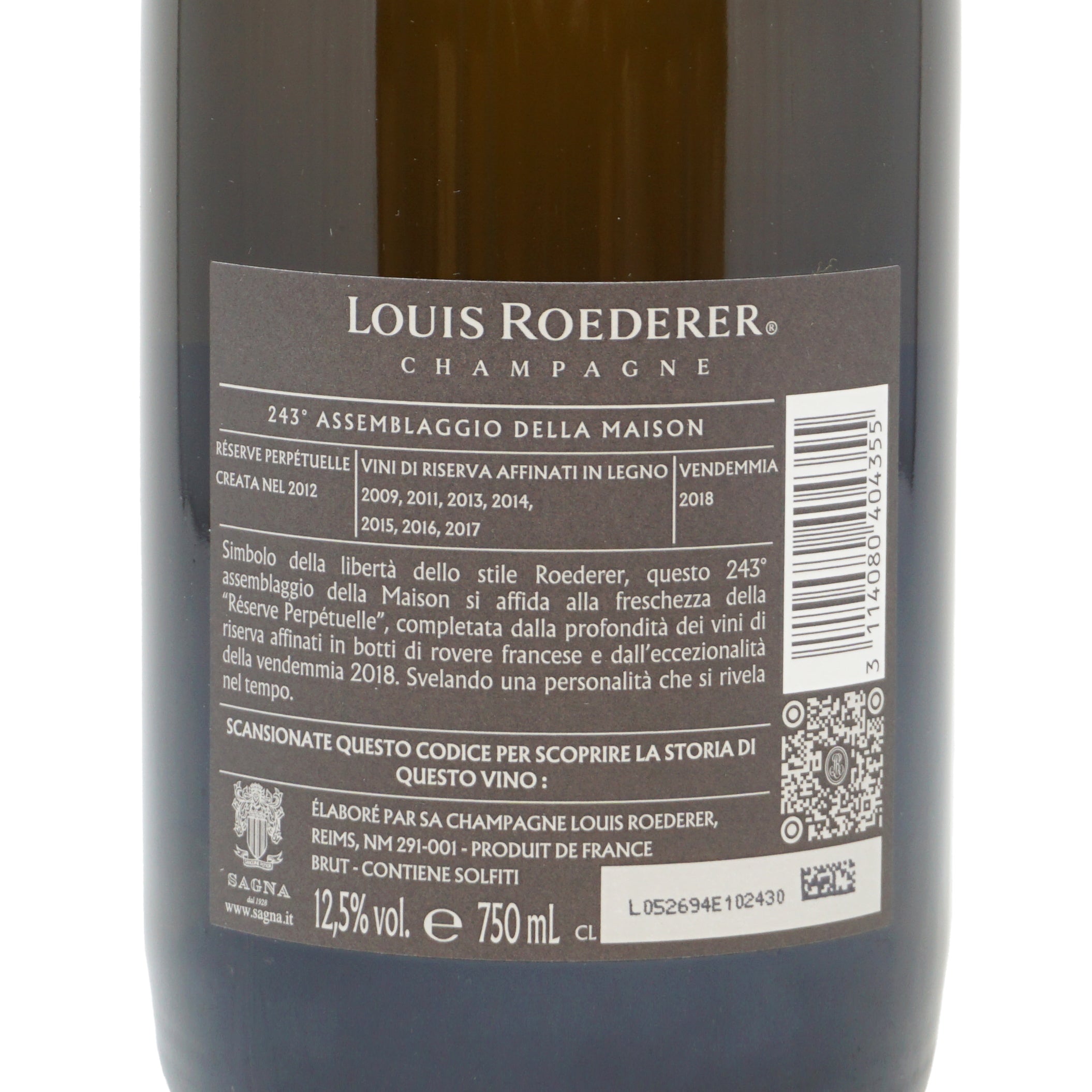 Champagne Collection 243 Louis Roederer lt.0.750