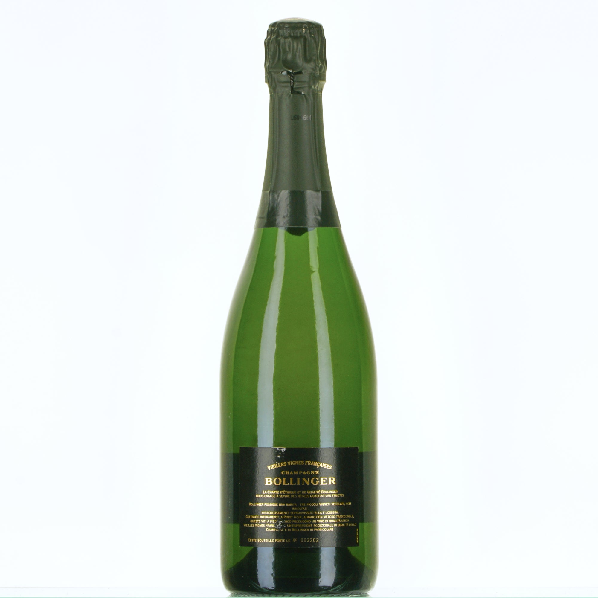 Champagne Vielles Vignes Francaises 1998 Bollinger lt.0,750