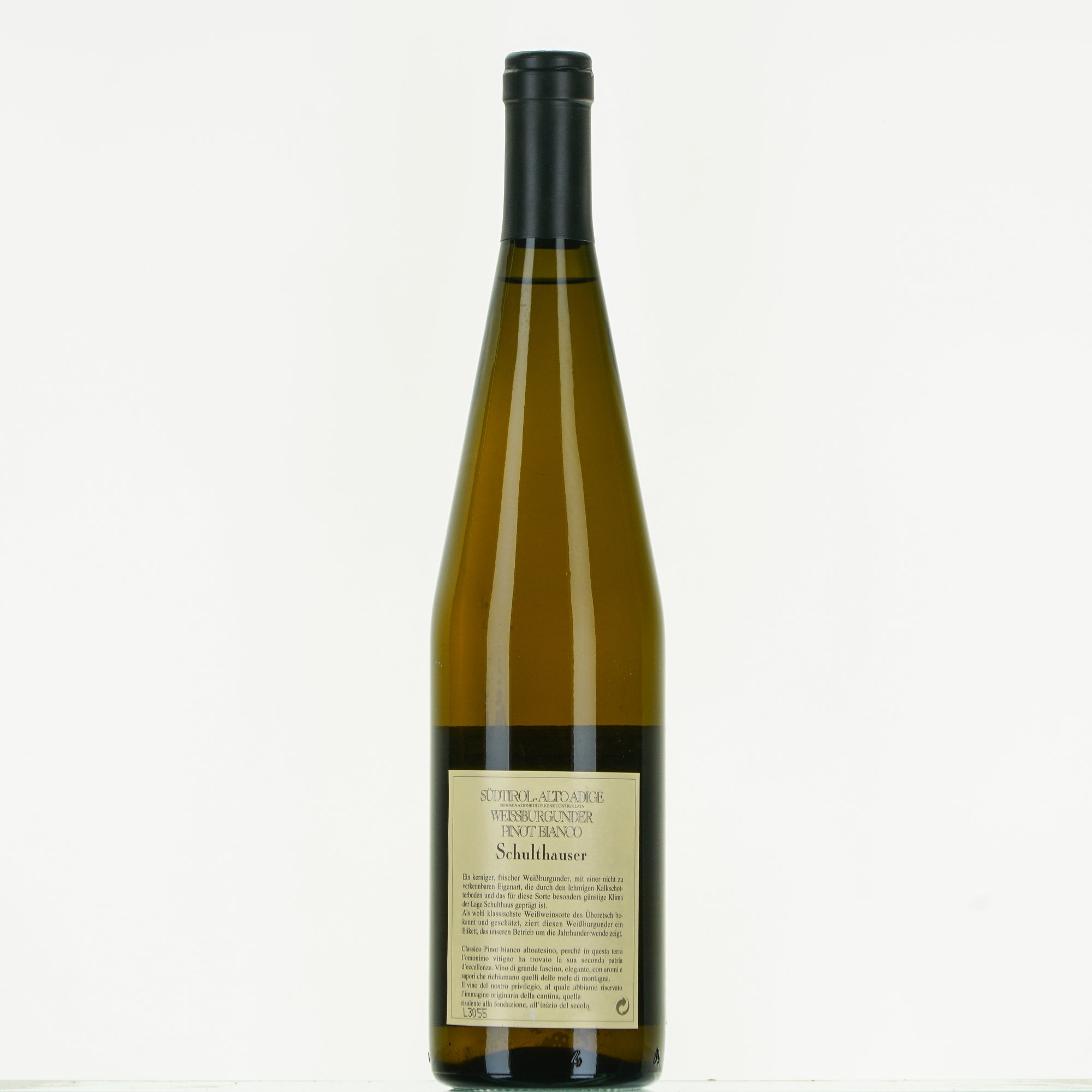 PINOT BIANCO SCHULTHAUSER 2002 A.A.DOC lt 0,750