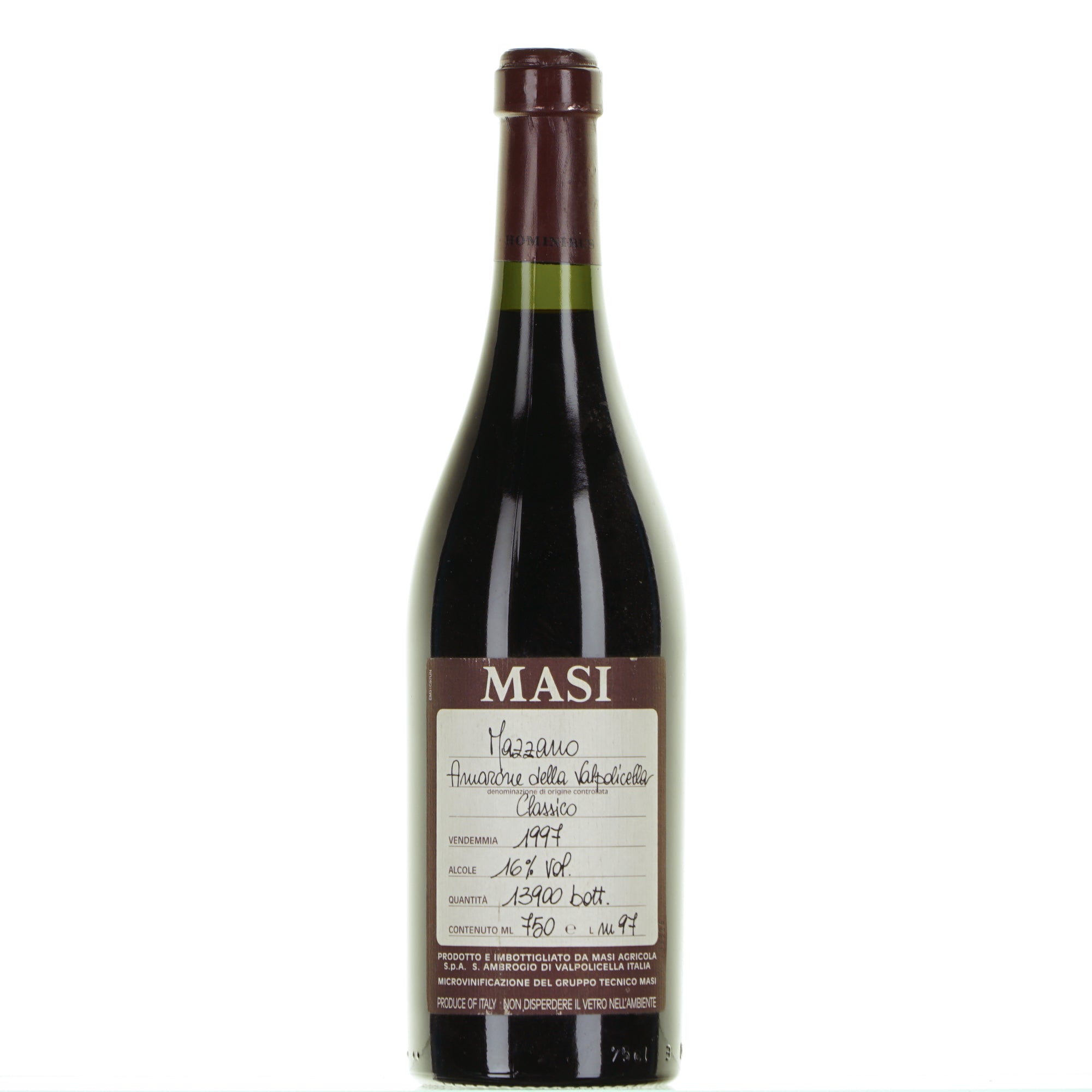 Amarone della Valpolicella 1997 Mazzano Masi lt.0.750