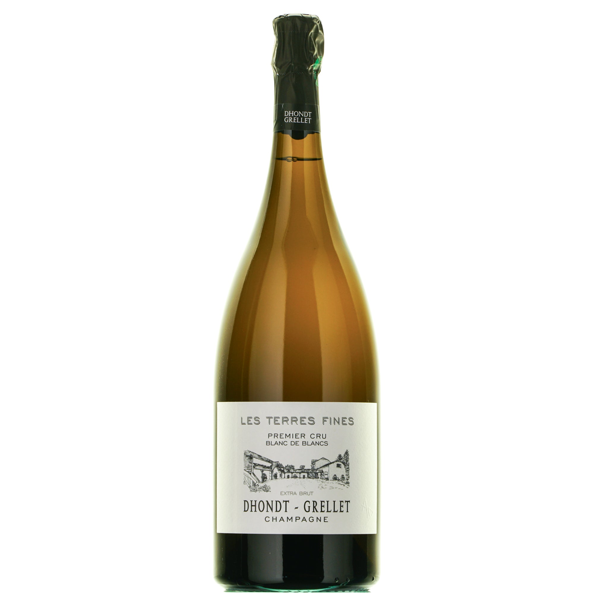 Champagne Les Terres Fines B.de Blancs Dhondt-Grellet Magnum